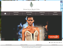 Tablet Screenshot of oceangreenbeachvillas.com